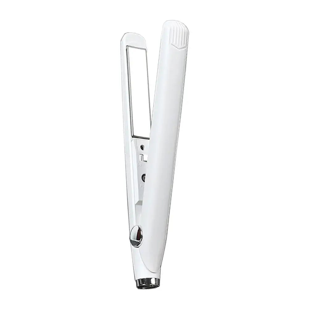 Portable Cordless Hair Straightener Curler Styling Flat Iron Rechargeable Split Professional