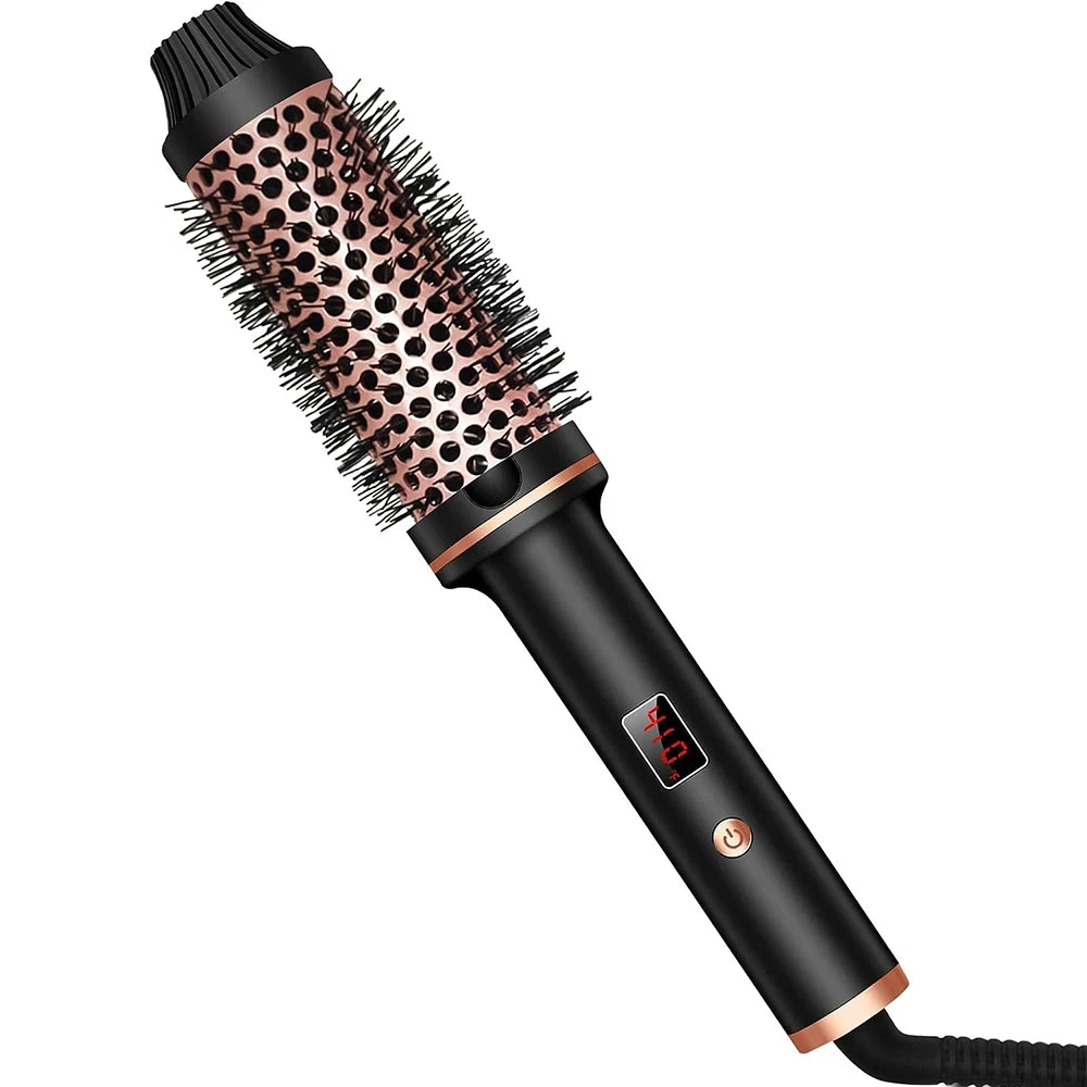 Valentine Gift Hair Curler Straightener Electric Hair Brushes Hot Comb Professional Curling Iron