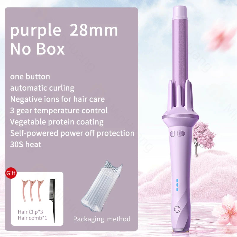 Hair Curler 28mm/32mm Large Wave Curling Iron Anion Fast Heating Professional Styling