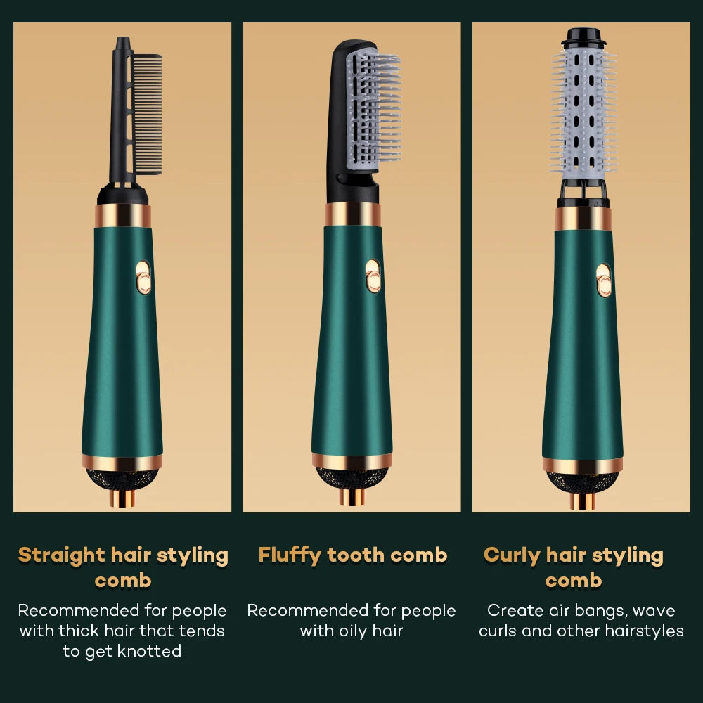 Hair Dryer Comb Hot Air Curling For Hair Roller Blow Dryer Ionic Hair Straightening Brush Quick Dry Hair