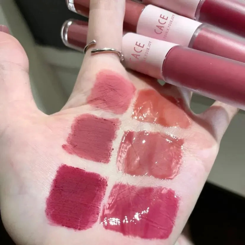 CACE Double Head Lip Gloss Sexy Red Lip Makeup