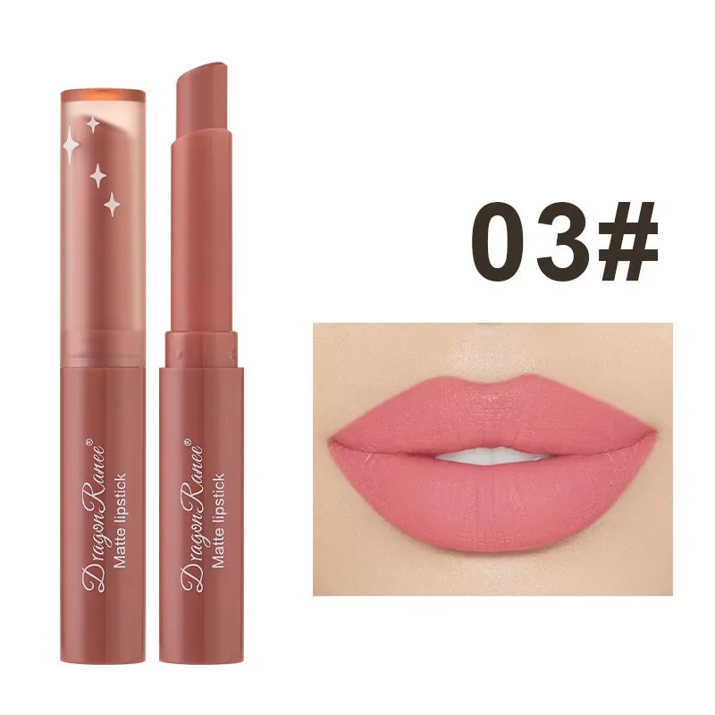 Nude Matte Lipstick Waterproof Long Lasting Lip Sticks Not Fading Sexy Red Velvet Lipsticks