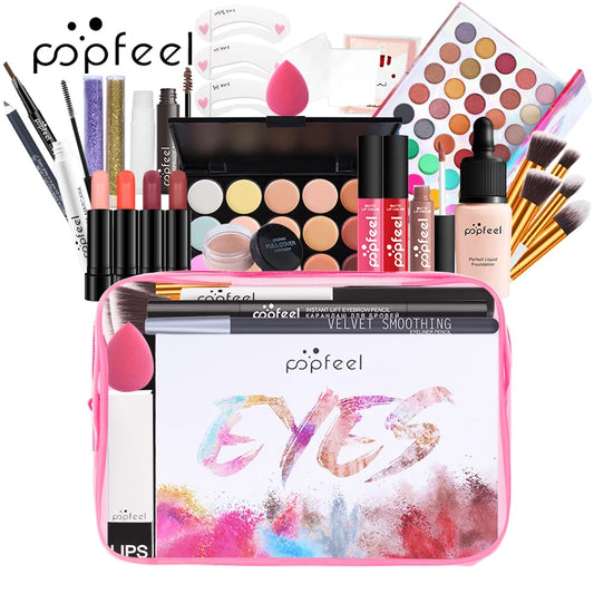KIT005C Makeup Set Combination Beginner Beauty Makeup Girl Light Cosmetics Wholesale