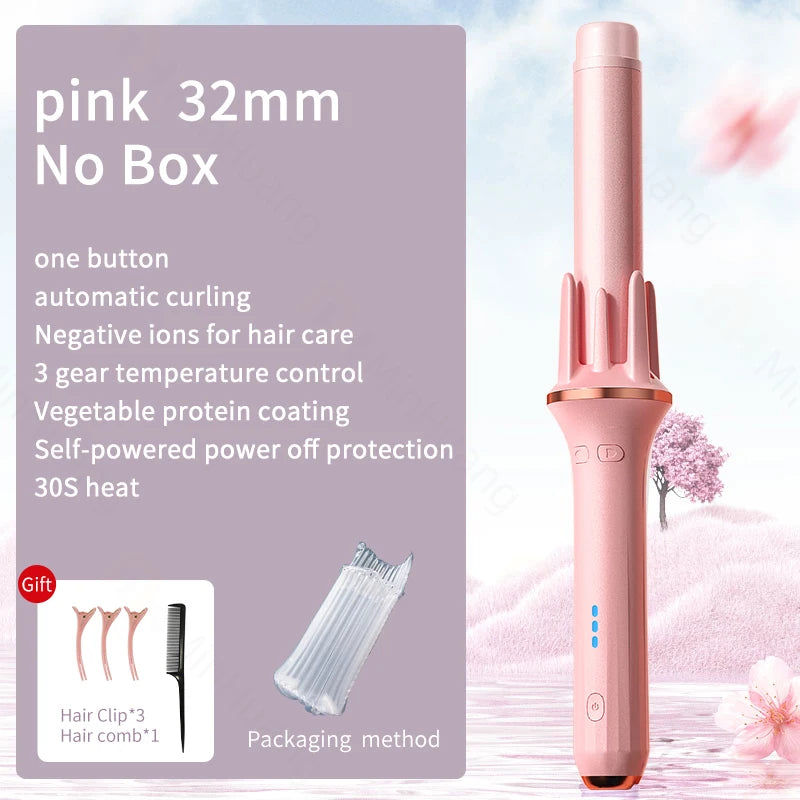 Hair Curler 28mm/32mm Large Wave Curling Iron Anion Fast Heating Professional Styling