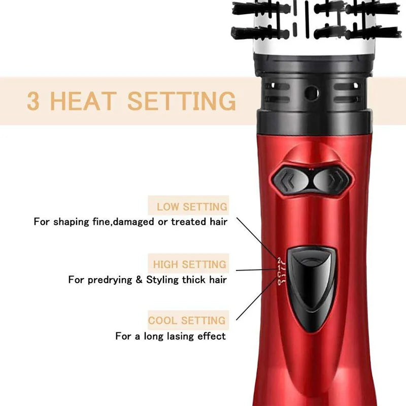 Air Flow Hot Air Brush Hair Straightener Curler Iron Volumizer Blowers Electric Hair