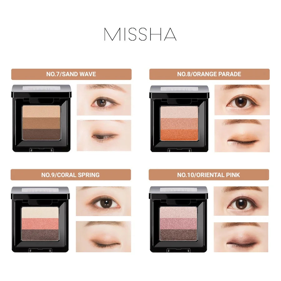 MISSHA Triple Eyeshadow 2g Palette Korea Make Up for Women Female Cosmetic Eye Pigments