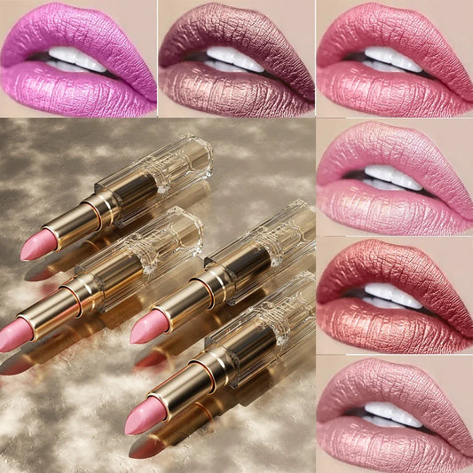 Korea Matte Glitter Lipstick Pink