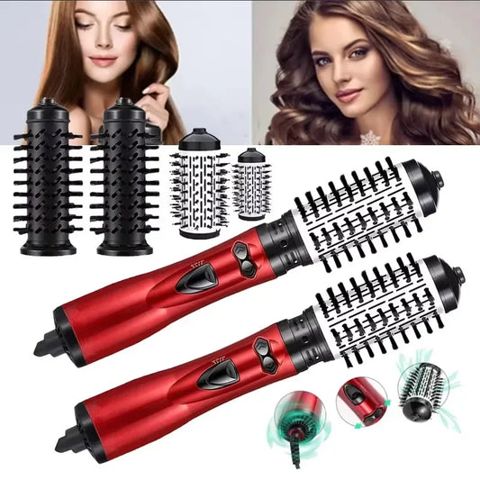 3 in 1 Rotating Hair Dryer Electric Comb Hair Straightener Brush Dryer Brush Hot Air Comb