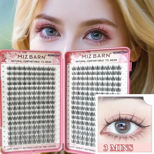 Rows Eyelashes Extension Personal Eyelash Professional Makeup Individual Cluster Grafting Wholesale False Eyelashes
