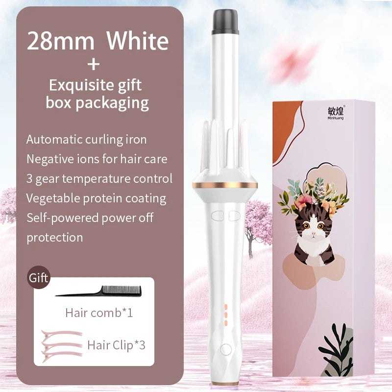 Hair Curler 28mm/32mm Large Wave Curling Iron Anion Fast Heating Professional Styling