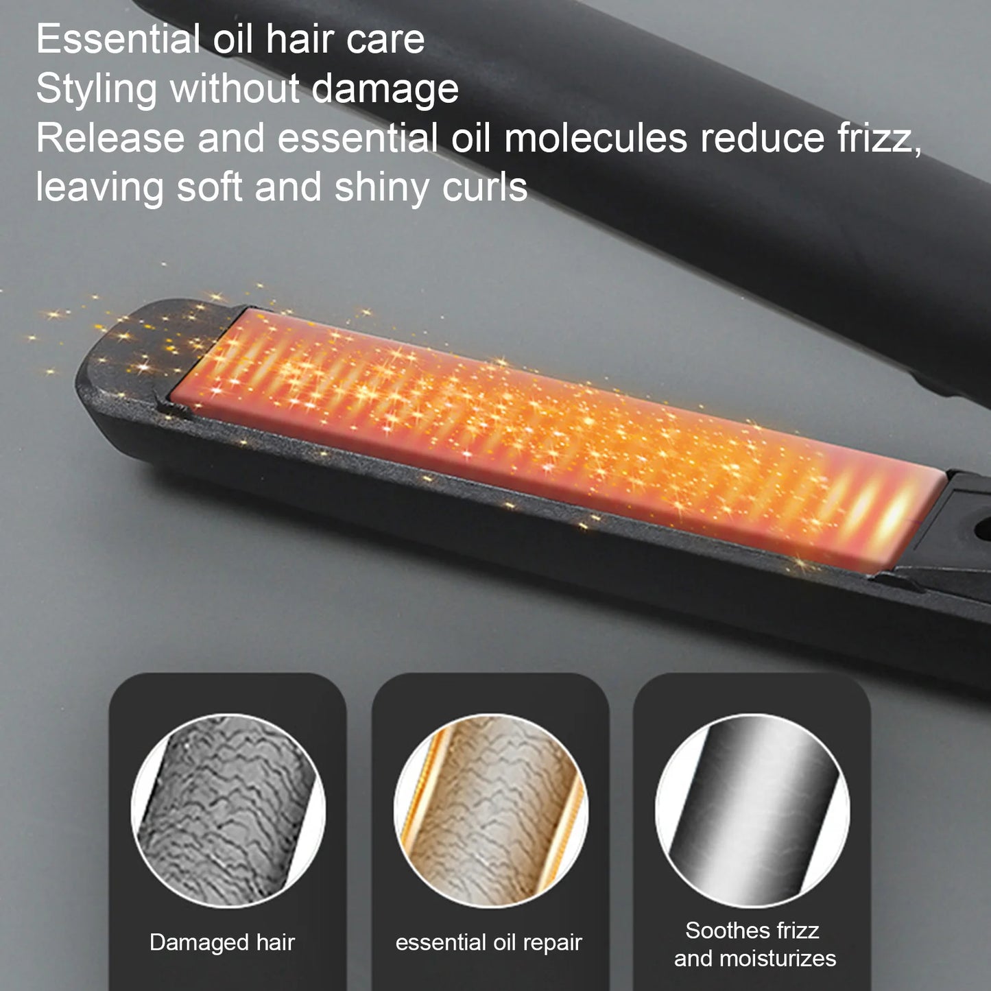USB Curling Iron Hair Straightener Ceramic curler Mini Dual-Purpose Hair Straightener