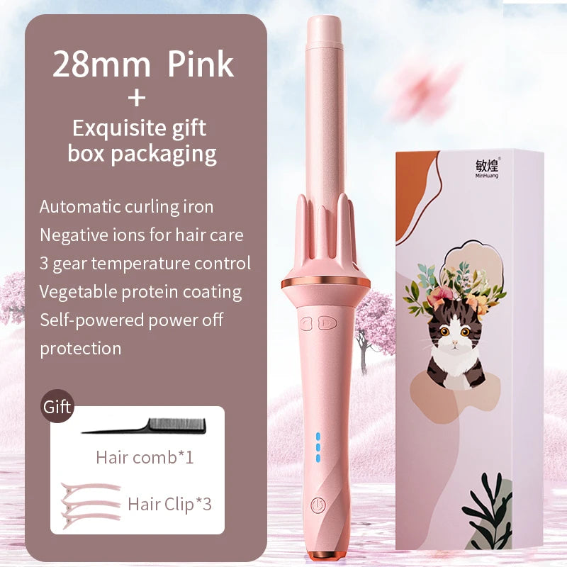 Hair Curler 28mm/32mm Large Wave Curling Iron Anion Fast Heating Professional Styling