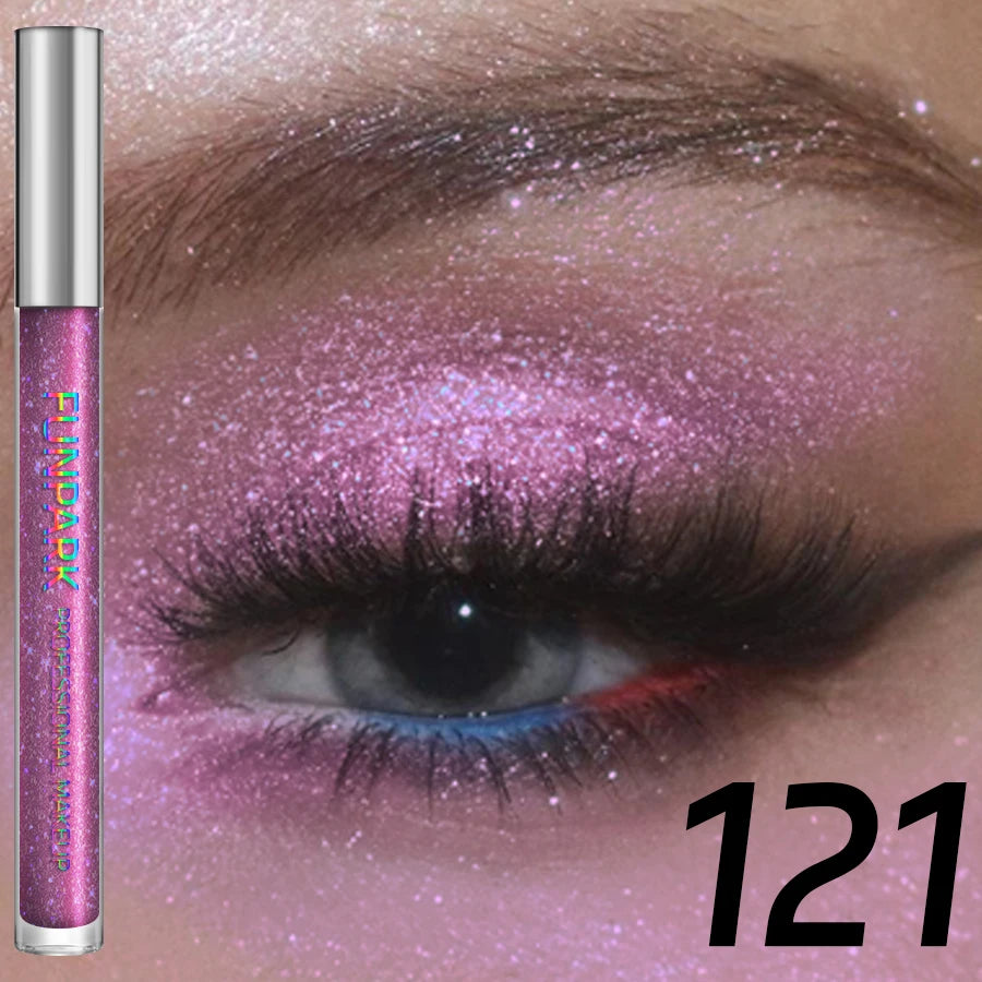 Colorful Liquid Eyeshadow Pink Green Black Diamond Shiny Eye Liner Pen Glitter Eyeshadow Palette