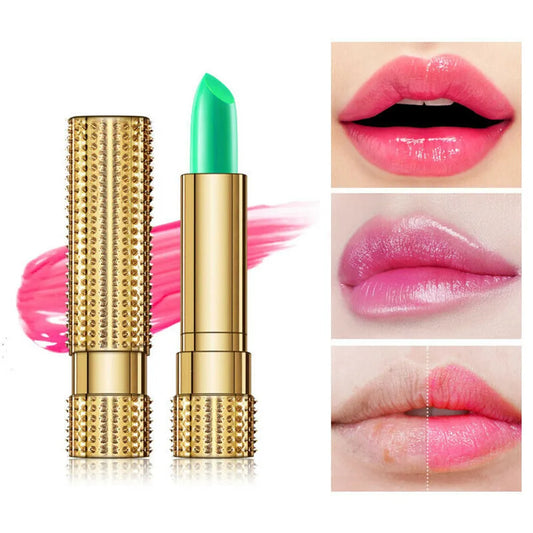 Aloe Vera Magic Lip Balm Color Change Natural Moisture Lipstick Temperature Nutritious Safe Ingredients Care Makeup Lips