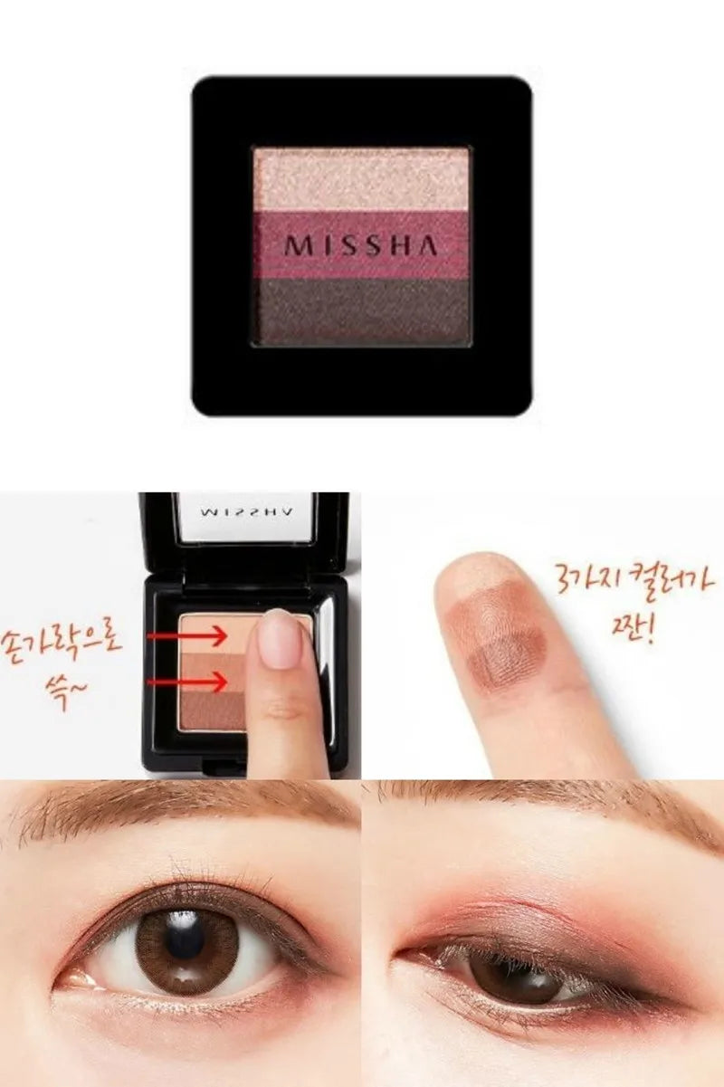MISSHA Triple Eyeshadow 2g Palette Korea Make Up for Women Female Cosmetic Eye Pigments