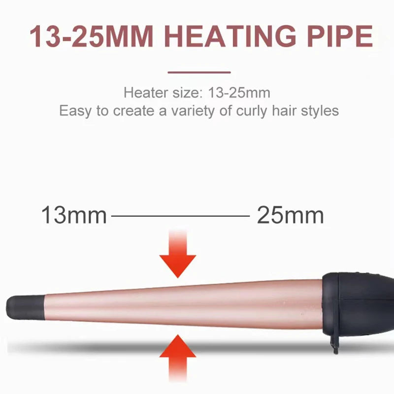 Ceramic Styling Tools professional Hair Curling Iron Hair waver Pear Flower Cone Electric Hair Curler Roller Curling Wand