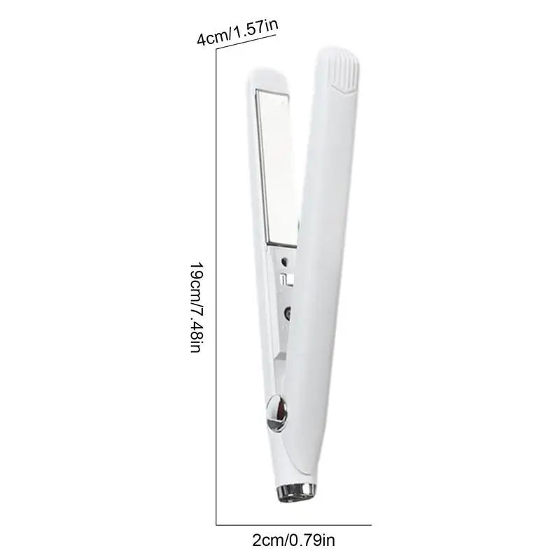 USB Curling Iron Hair Straightener Ceramic curler Mini Dual-Purpose Hair Straightener