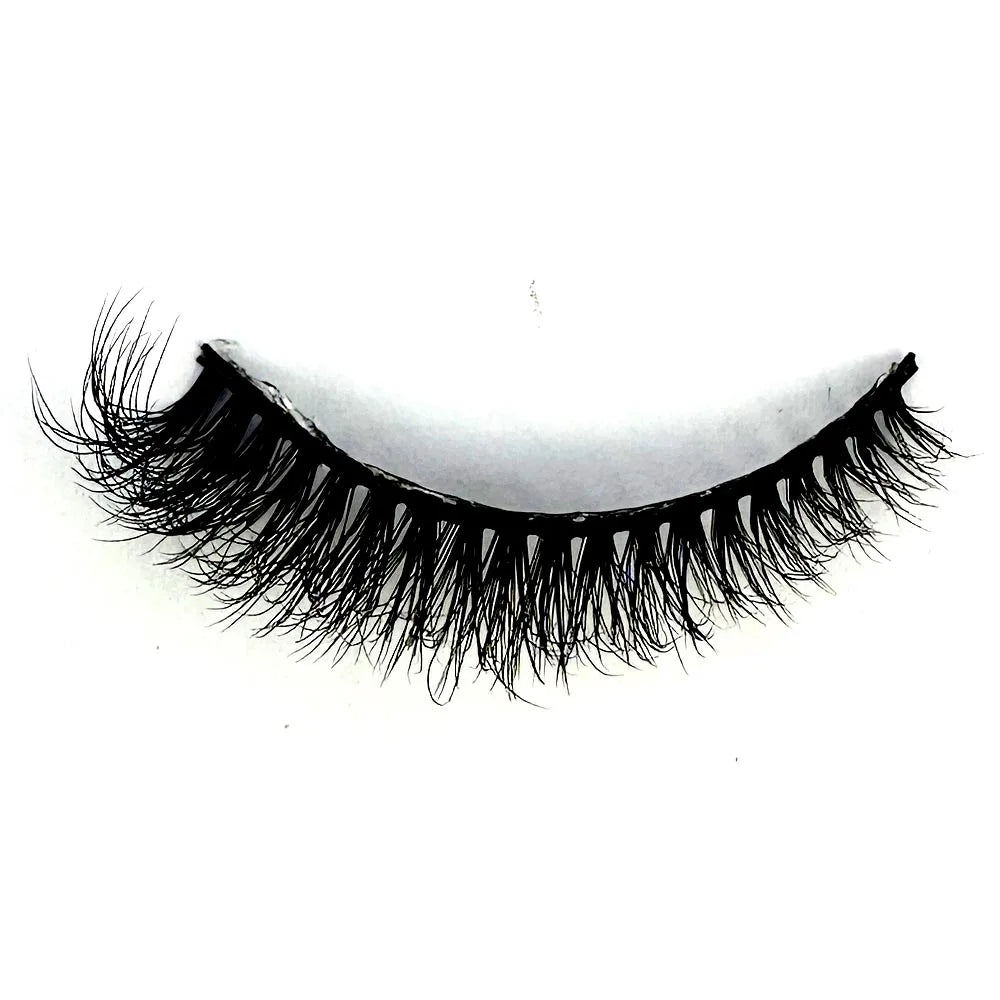 3D Faux Mink False Eyelashes Natural Long Fluffy Eye Lashes Wispy Makeup Beauty Extension Short Fake Eyelashes