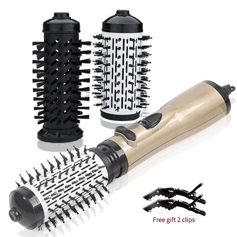 Air Flow Hot Air Brush Hair Straightener Curler Iron Volumizer Blowers Electric Hair