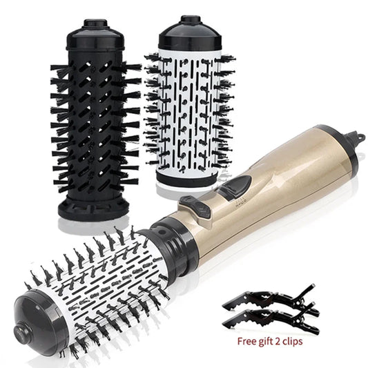 Air Flow Hot Air Brush Hair Straightener Curler Iron Volumizer Blowers Electric Hair