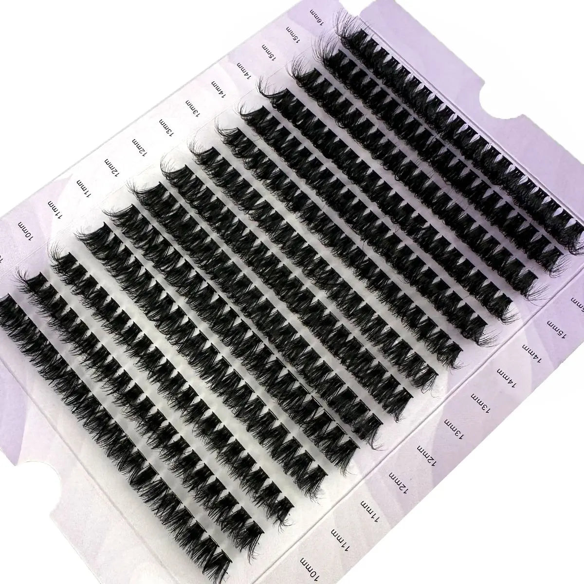 HBZGTLAD 14 Rows 5D Fluffy Cluster Lashes 60D/80D/100D Thick Eyelash D/DD Curl 9-16mm Mix Individual Lashes DIY Lash Extensions