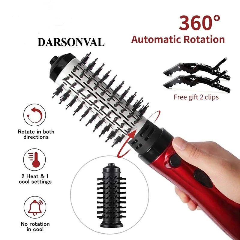 Air Flow Hot Air Brush Hair Straightener Curler Iron Volumizer Blowers Electric Hair
