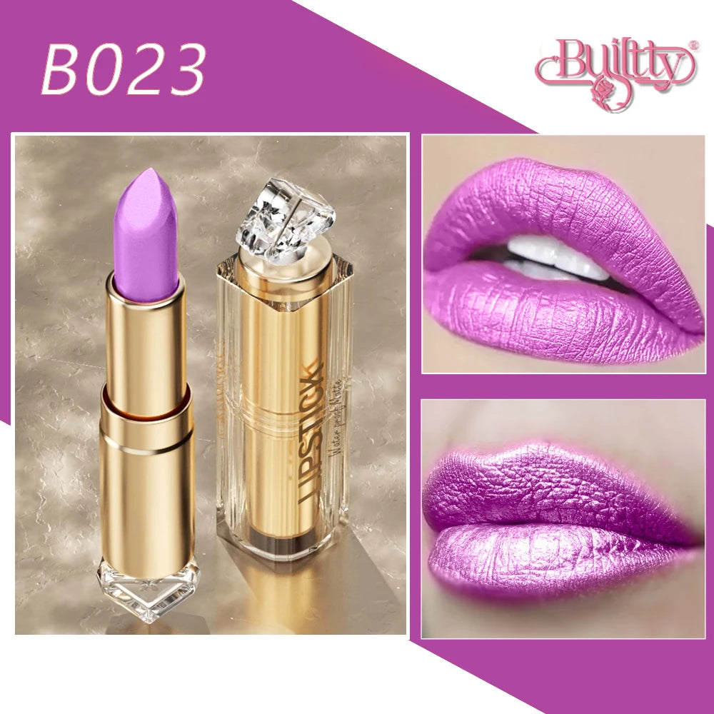 Korea Matte Glitter Lipstick Pink