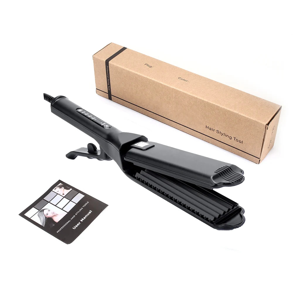 Professional Hair Crimper Wave Corn Iron Hot Curling Corrugated Automatic Curler Electric Styler Appliances Curlers For Women