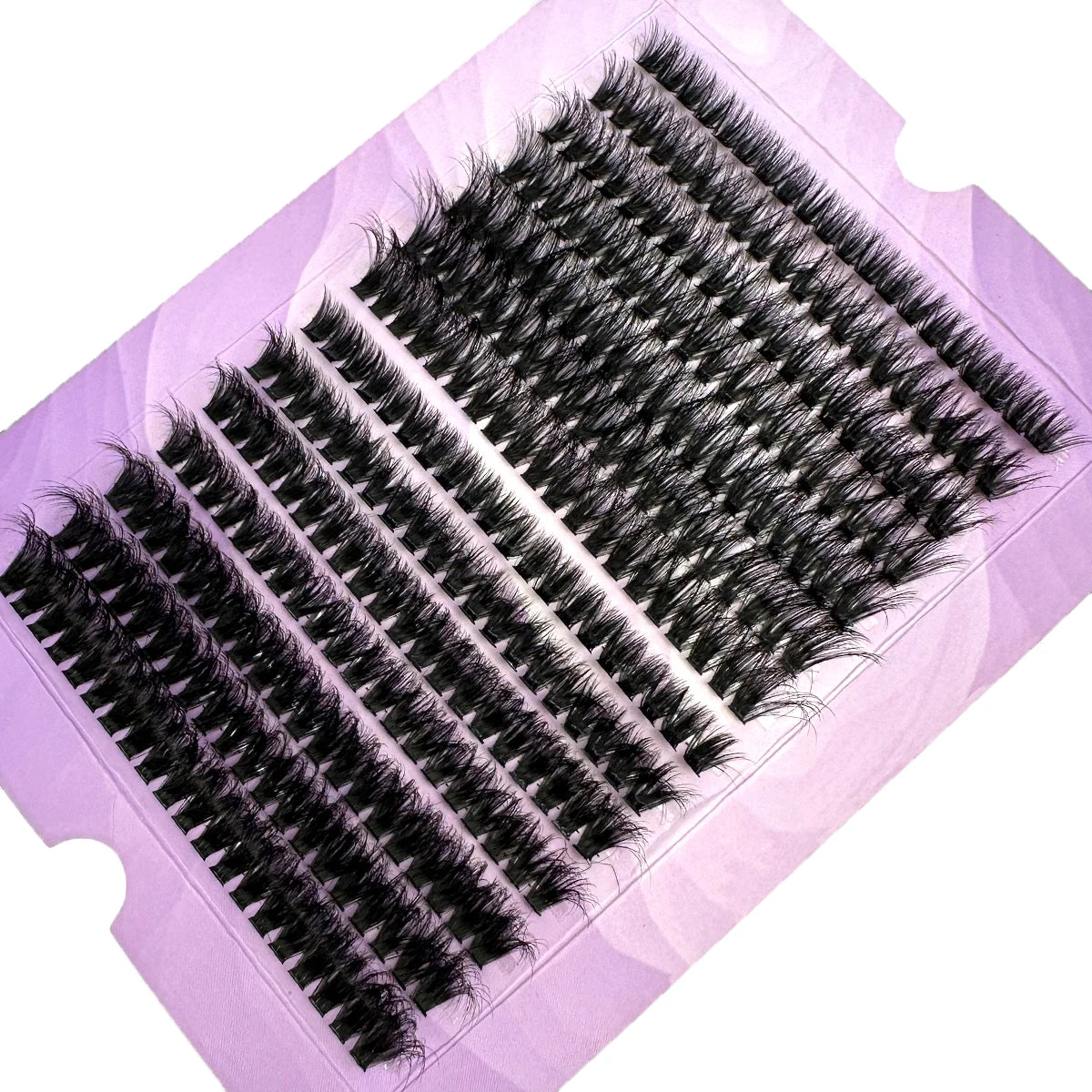 HBZGTLAD 14 Rows 5D Fluffy Cluster Lashes 60D/80D/100D Thick Eyelash D/DD Curl 9-16mm Mix Individual Lashes DIY Lash Extensions