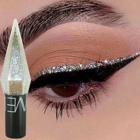 Diamond Glitter Sequins Eyeliners Eye Shadow Shiny Eye Liners Eyeshadow Waterproof Makeup Beauty