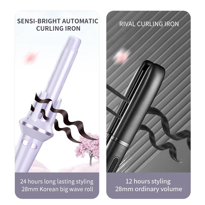 Hair Curler 28mm/32mm Large Wave Curling Iron Anion Fast Heating Professional Styling