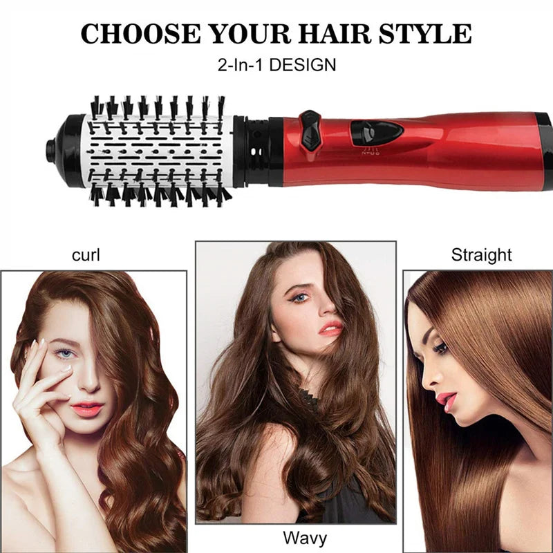 Air Flow Hot Air Brush Hair Straightener Curler Iron Volumizer Blowers Electric Hair
