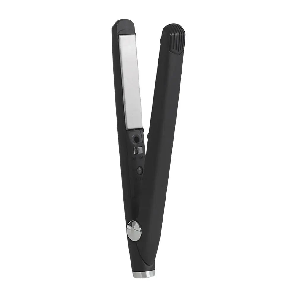 Portable Cordless Hair Straightener Curler Styling Flat Iron Rechargeable Split Professional
