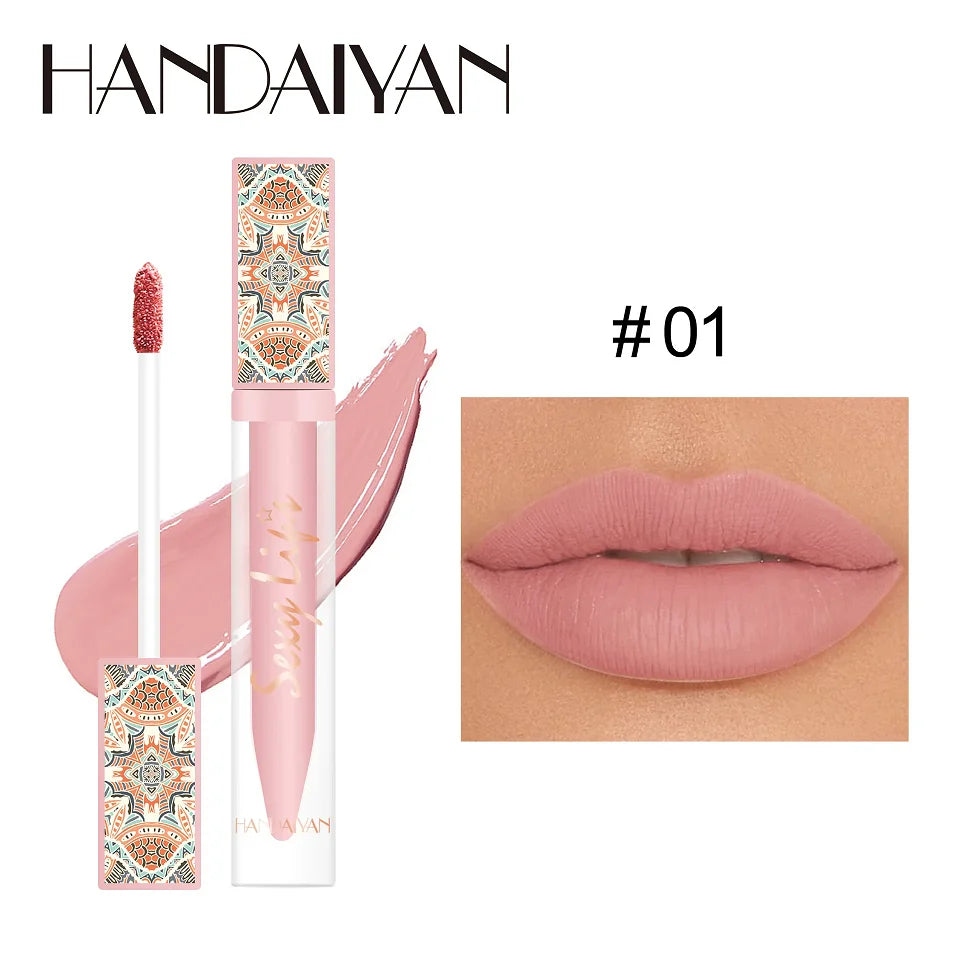 Velvet Matte Lipsticks Pencil Waterproof Long Lasting Sexy Red Lip Stick on-Stick Cup Makeup Lip Tint Pen Cosmetic