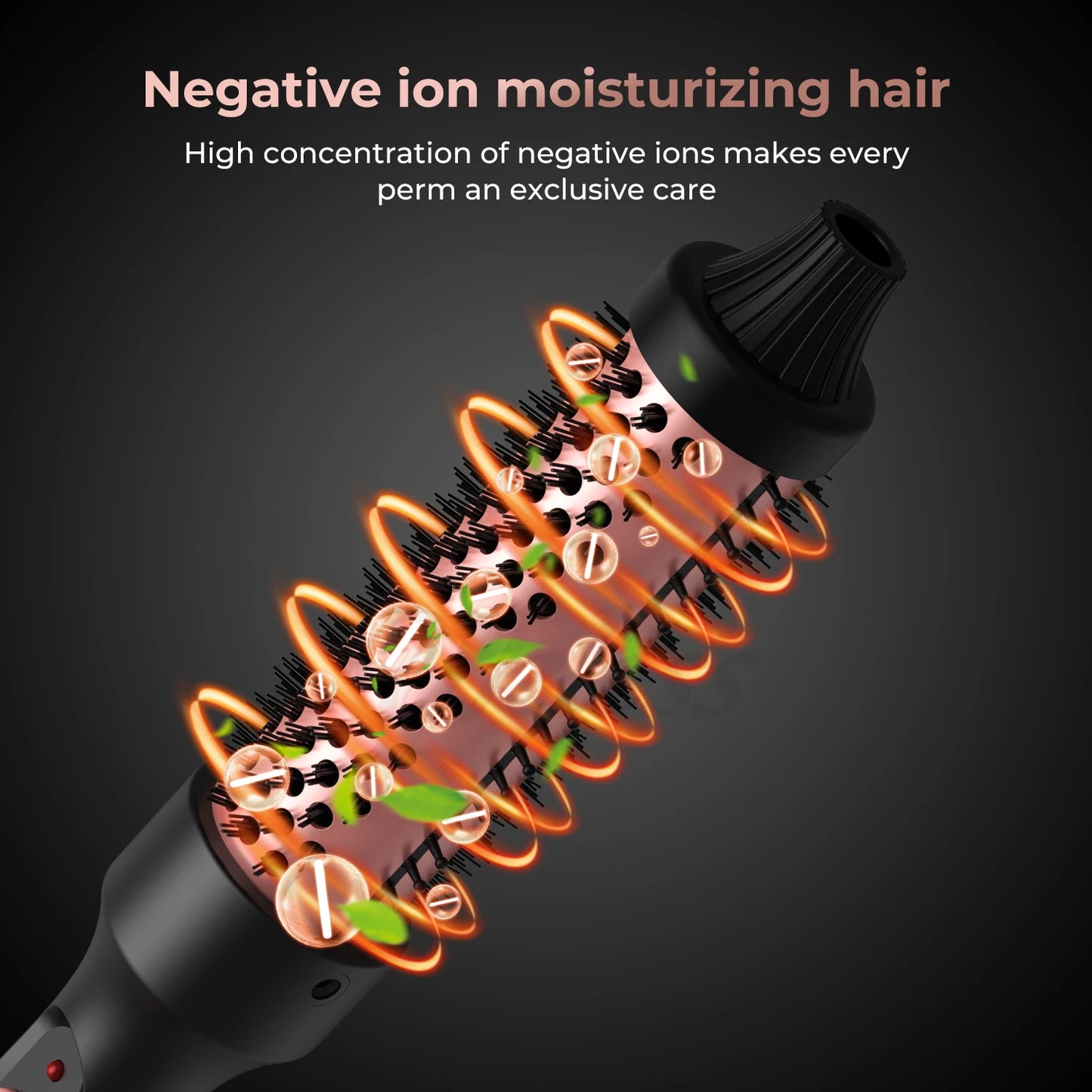 Thermal Brush Ceramic Hair Curler Comb Curling Wand Fast Heating Hot Brush Travel Curling