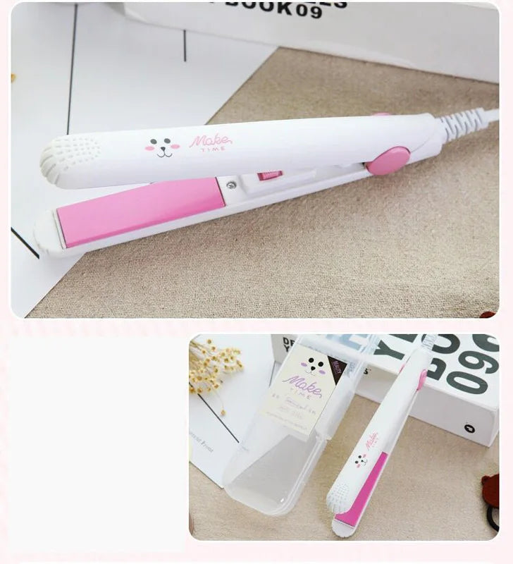 Curling Iron Ceramic Straightening Styling Tools Curler Flat Iron Mini Hair