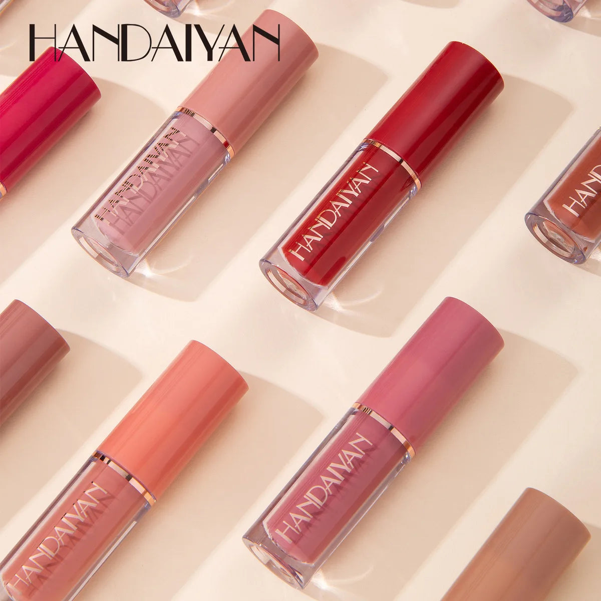 Liquid Velvet Matte Lip Gloss Red Lipstick Nude Makeup Women Long Lasting Waterproof Beauty Cosmetics