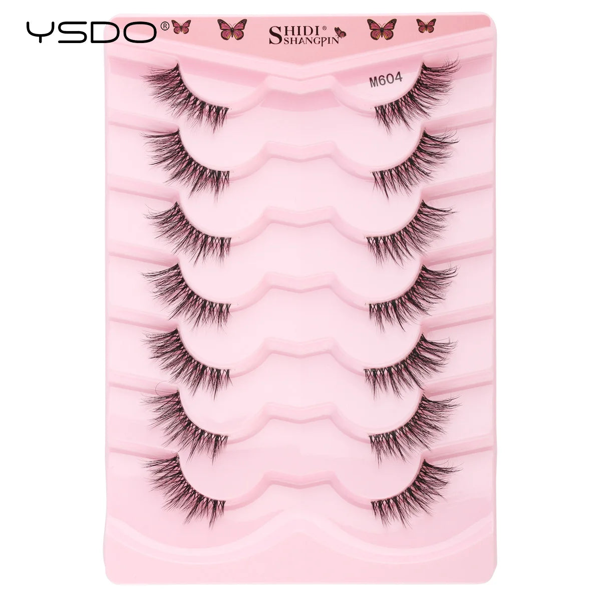 YSDO Half Lashes 5/7/10 Pairs Half False Eyelashes Soft Natural Cat Eye Lashes Makeup 3D Mink Eyelash Extension Fluffy Faux Cils