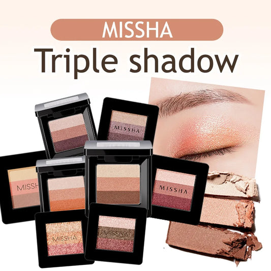 MISSHA Triple Eyeshadow 2g Palette Korea Make Up for Women Female Cosmetic Eye Pigments