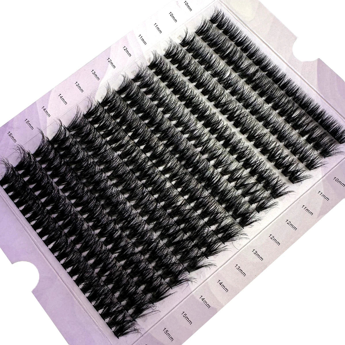 HBZGTLAD 14 Rows 5D Fluffy Cluster Lashes 60D/80D/100D Thick Eyelash D/DD Curl 9-16mm Mix Individual Lashes DIY Lash Extensions