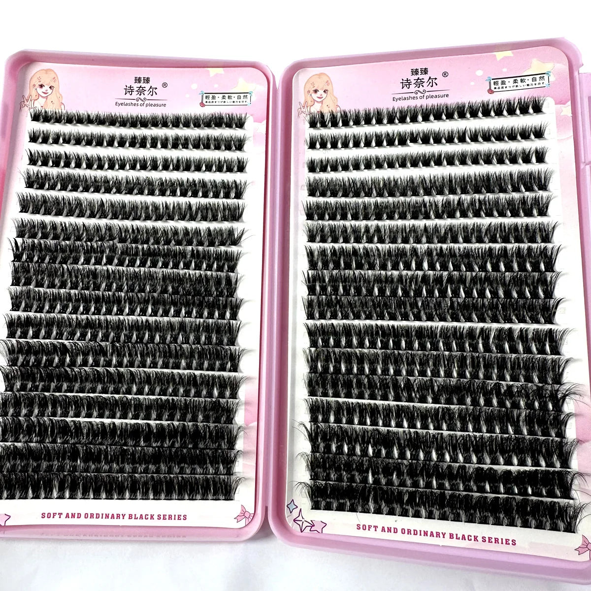 False Eyelashes Mix 32 Rows High-capacity Natural DIY Extension Supplies Lashes Cluster Multi Style Fusion Professional Makeup