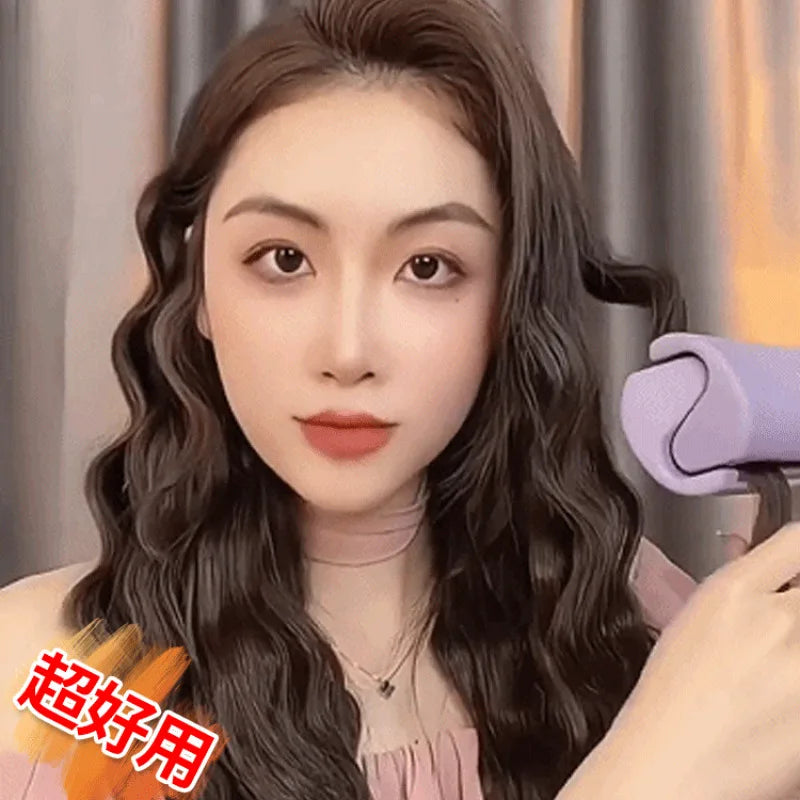 French egg roll curling iron wavy wool curling splint negative ion water ripple large curl