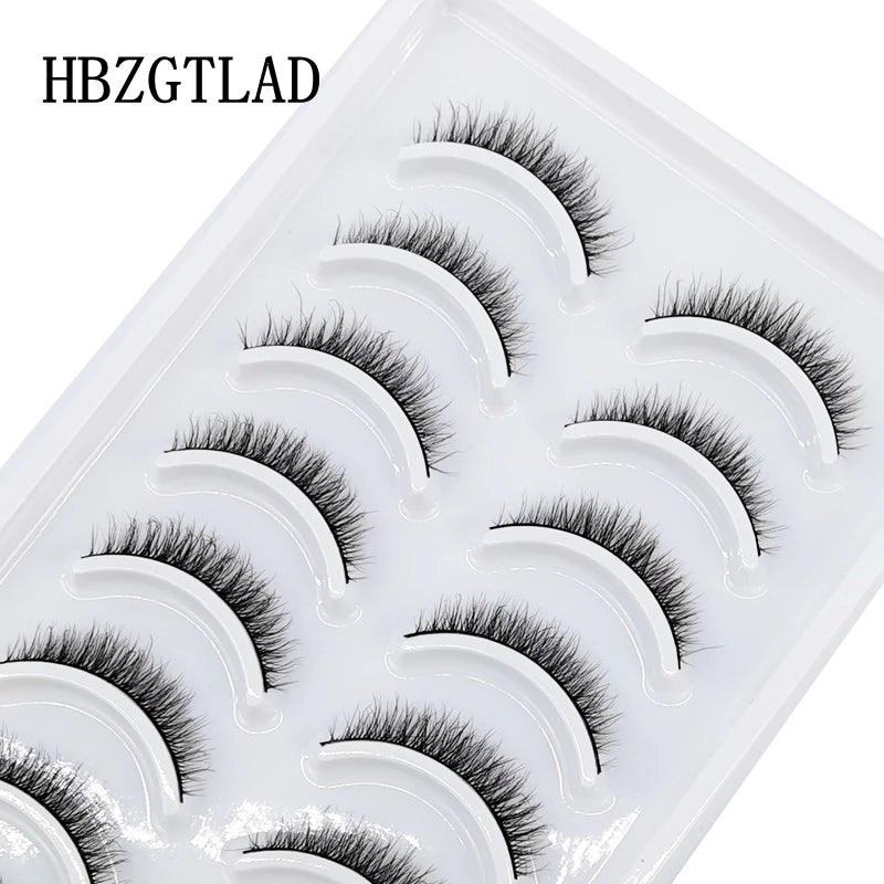 10 pairs natural long 3D mink false eyelashes fake lashes makeup kit Mink Lashes extension eye lashes short eyelashes