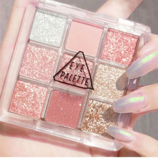 Palette Matte Shimmer Glitter Eye Shadow Beauty Cosmetics Tools Eyeshadow