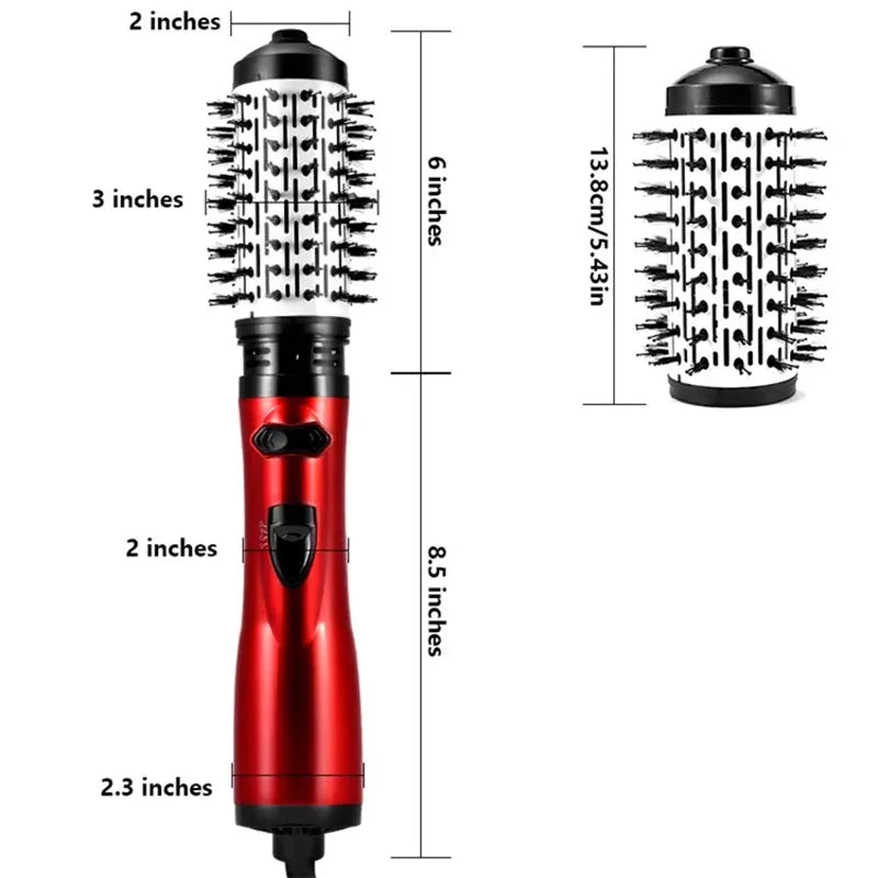 Air Flow Hot Air Brush Hair Straightener Curler Iron Volumizer Blowers Electric Hair